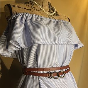 Off the shoulder dress